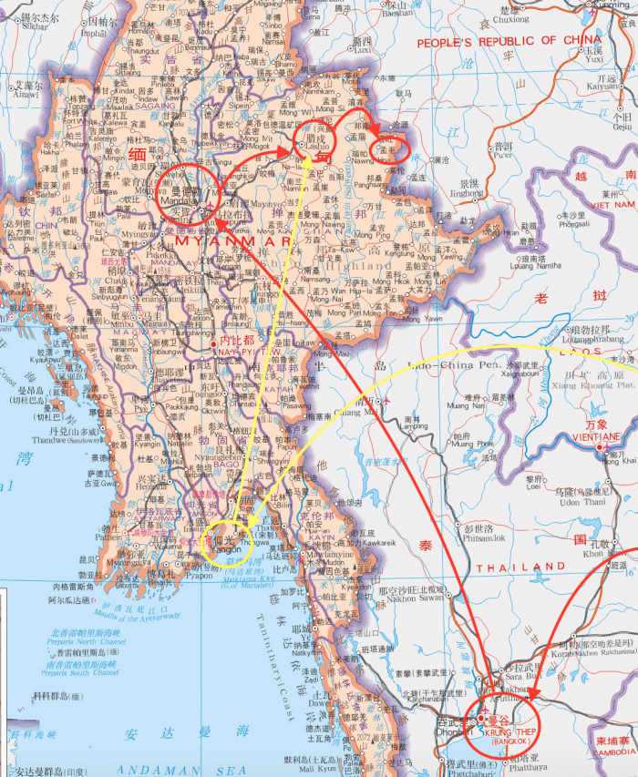 2015北佤短宣路線