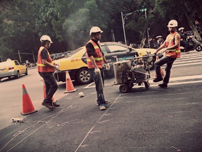 過馬路，很幸福