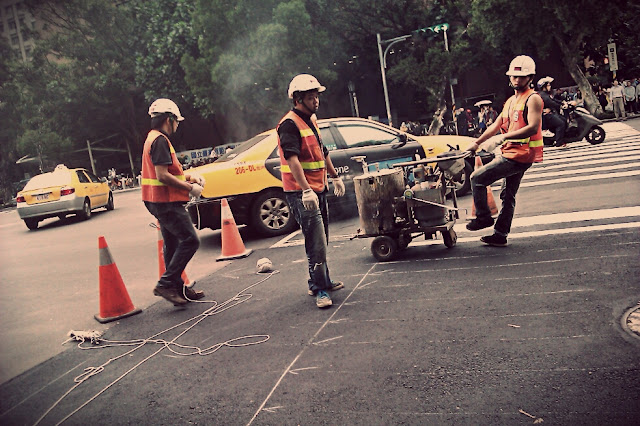 過馬路，很幸福